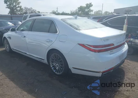 2021 Genesis G90 5.0 Ultimate Awd z USA, uszkodzony, nr VIN KMTF54PH9MU089274